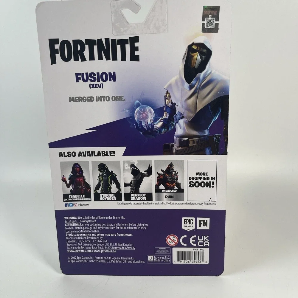 Jazwares Epic Games Fortnite Solo Mode 23 Fusion (XEV) Figure New In Box Sealed